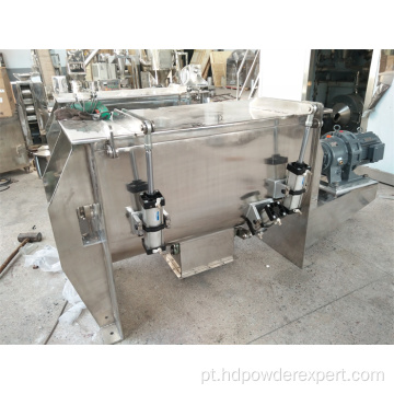 Máquina de mistura de fita horizontal para temperar pós